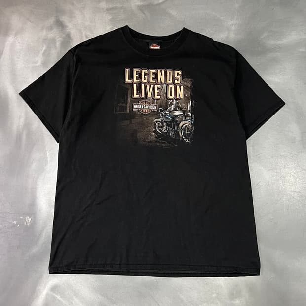  할리데이비슨 프린팅 반팔티 y15683