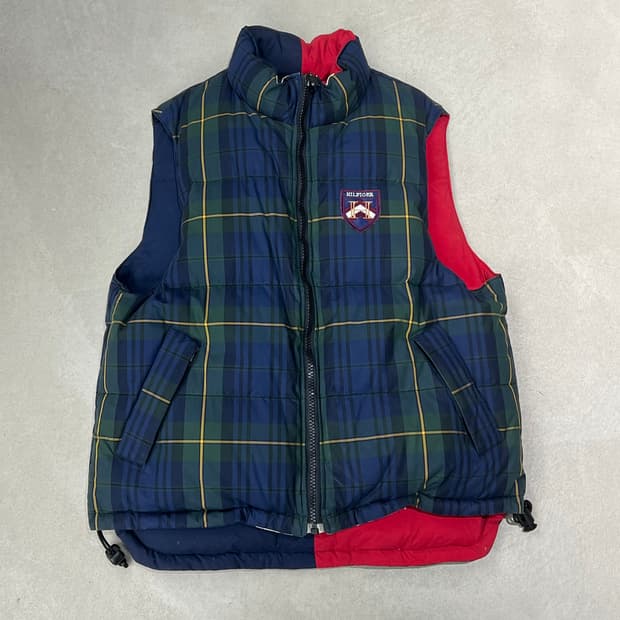 타미힐피거 리버시블 패딩베스트 s09261