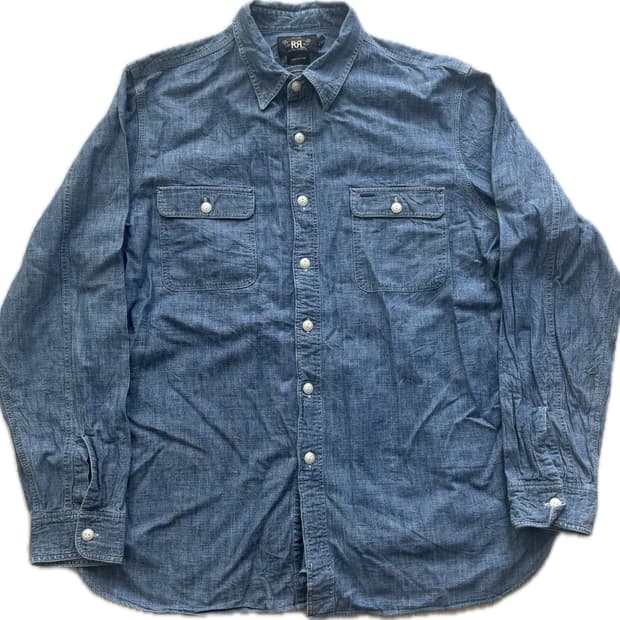 00s rrl 샴브레이 셔츠
