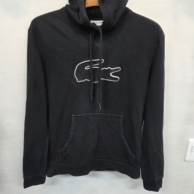 라코스테 빅로고 후드티 m