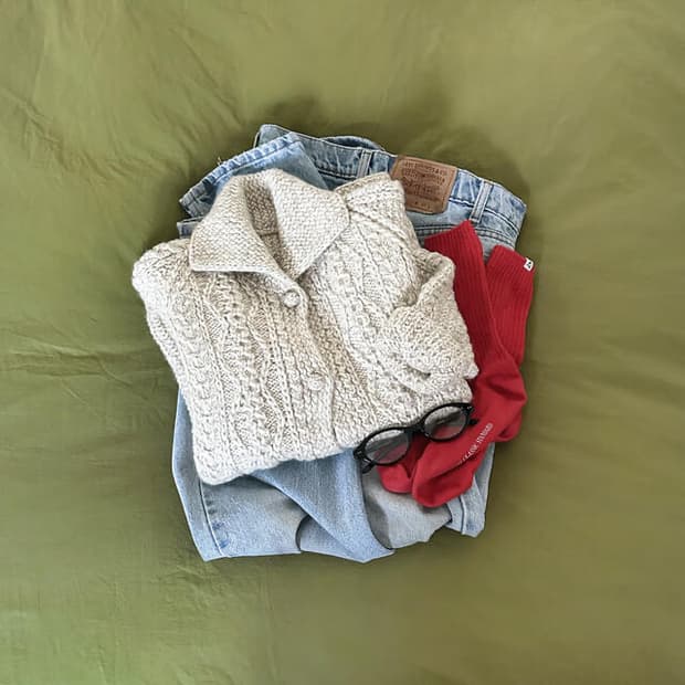 Handmade Collar Cardigan *