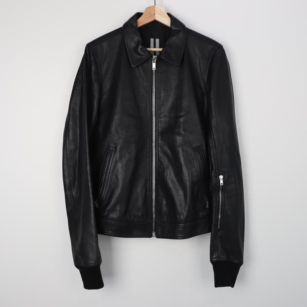 48 / RICK OWENS 릭오웬스 19FW 래리 레더 자켓