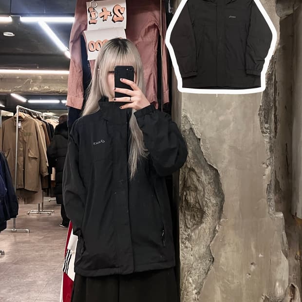 아식스 바람막이 점퍼 블랙 95 #csz2936