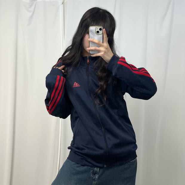Adidas navy red jersey