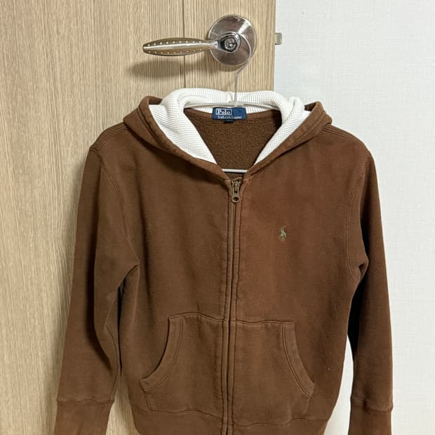 폴로 랄프로렌 브라운 후드집업