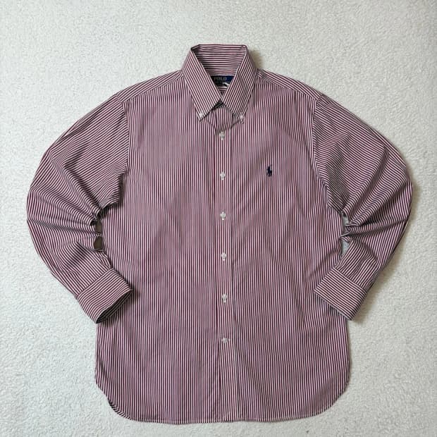 폴로 랄프로렌 큐알 스트라이프 베이직 셔츠 PN6478