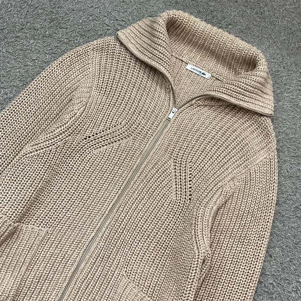 [우먼95-100] 라코스테 니트집업