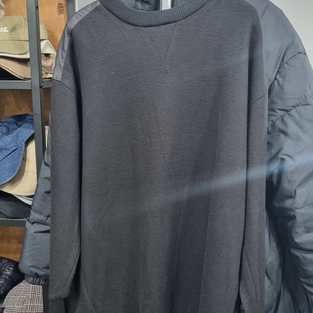 한섬 (타임) 레이디 어께 퀼팅 반집업 니트 free