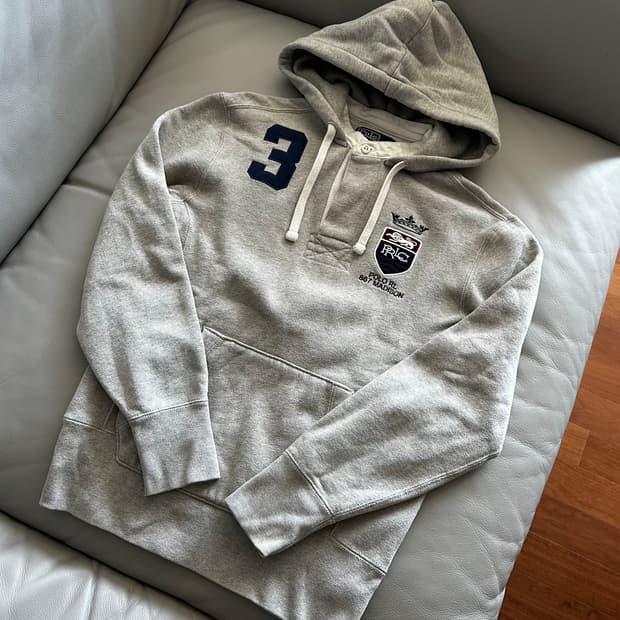 폴로 랄프로렌 럭비 후드티 S