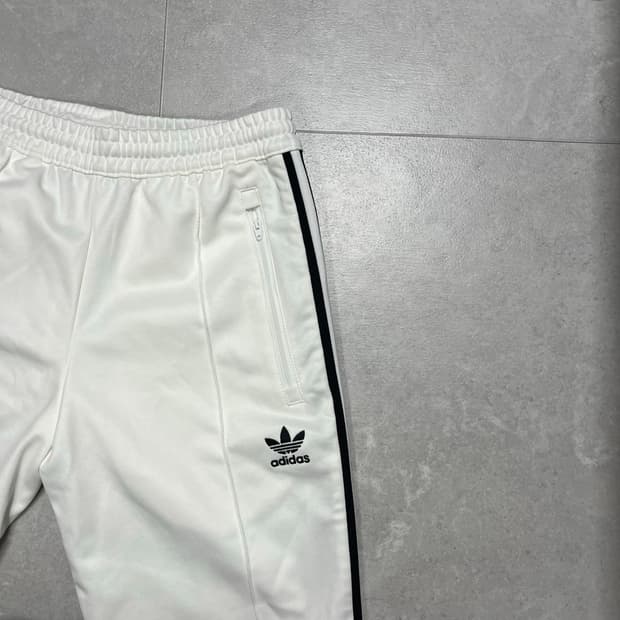 [S] 아디다스 트랙 팬츠 트레이닝 바지 베켄바우어 흰검