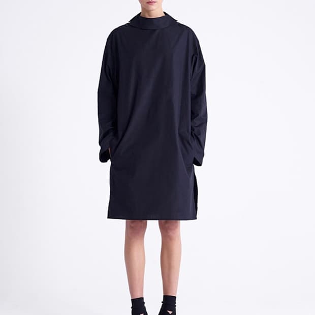 르메르 블라우스 드레스 숄더버튼 포인트