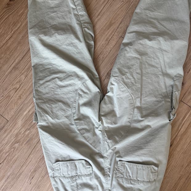 Suade Wahsed cargo pants gray 팝니다