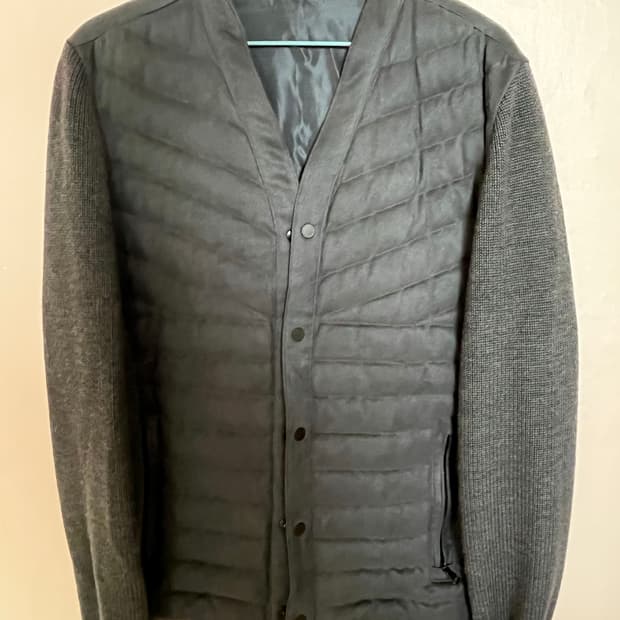 솔리드옴므 패딩 니트 가디건 46