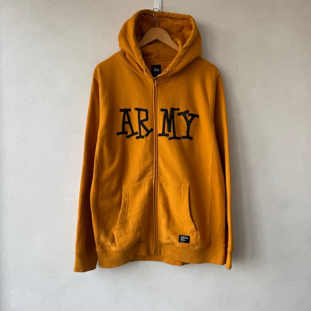 스투시 Army 집업 후드티