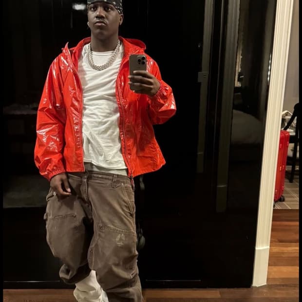 스투시 비치 쉘 자켓 L