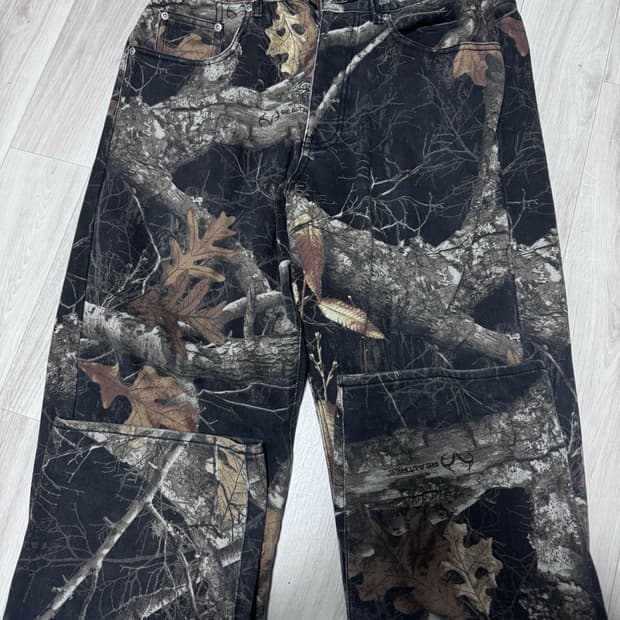 스투시 빅올진 리얼트리 팬츠 32