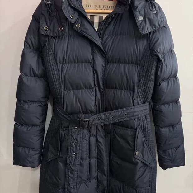 버버리 롱패딩 