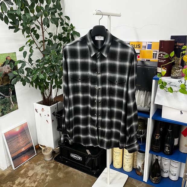 셀린느 비스코스 옴브레 웨스턴 셔츠 43