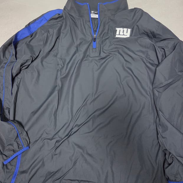 나이키 x NFL 뉴욕 자이언츠 반집업 바람막이