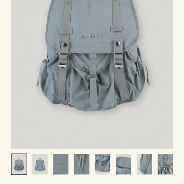 스무드무드 오프 듀티 백팩 블루포그