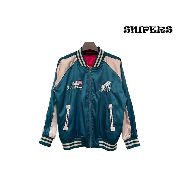 SNIPERS 리버시블 수베니어 스카잔 자켓