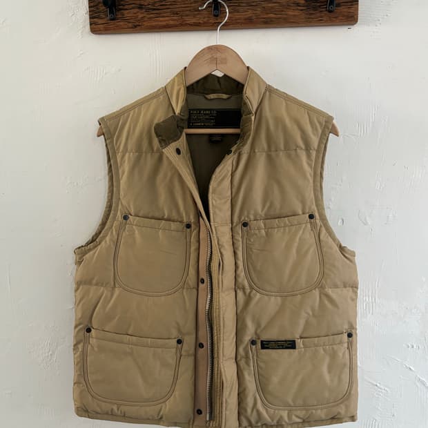 Polo 폴로 진스 베이지 패딩 베스트