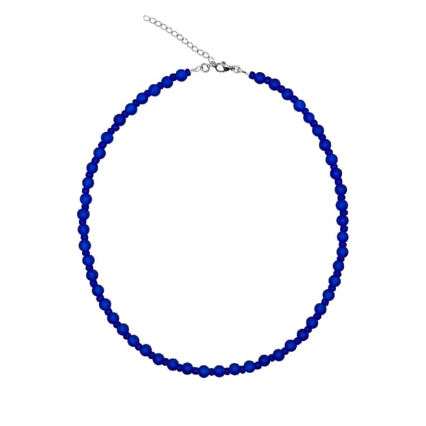 Matt cobalt necklace 