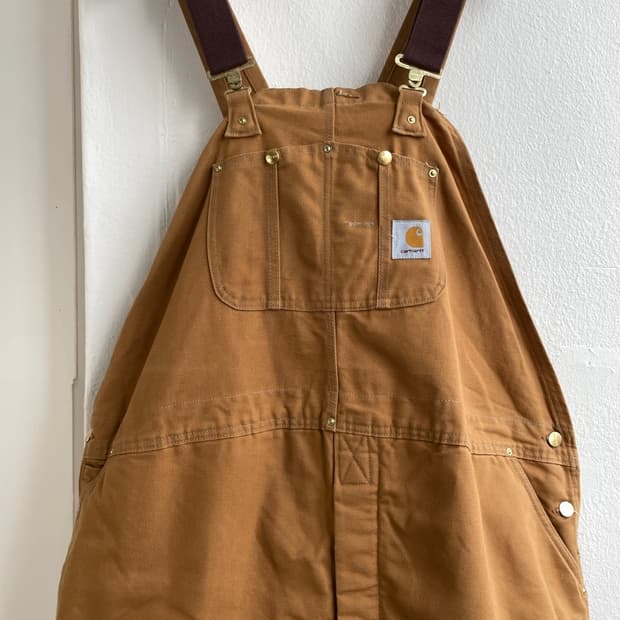 칼하트 R02 덕 인슐레이트 오버롤 