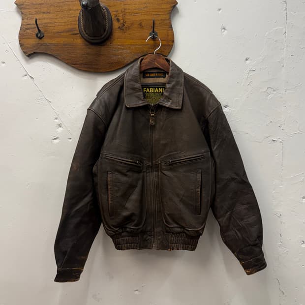 Fabiani Leather Flight A-2 Jacket