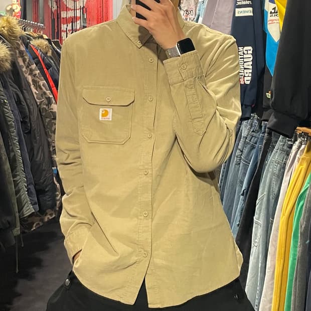 [IM] carhartt 킬하트 베이지 코듀로이 셔츠