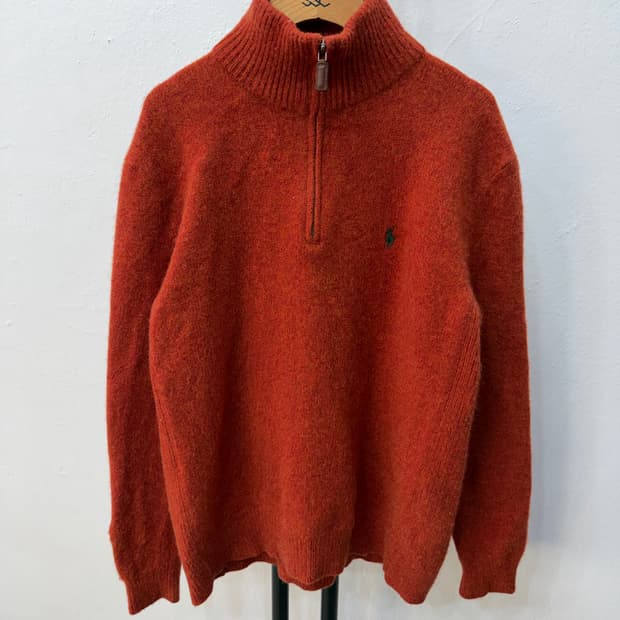 정품) 폴로랄프로렌 여성 하프집업 니트 XL