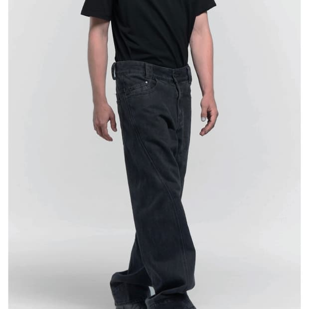 MPa DRIFT DENIM PANTS (BLACK) L