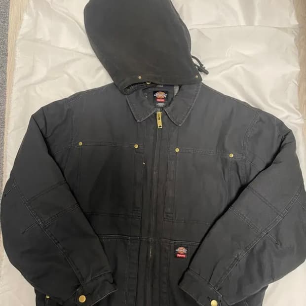 슈프림 x 디키즈 후드 워크자켓 24fw