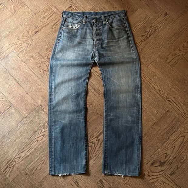 [31]리바이스 유럽 501 빈티지 워싱 데님 팬츠