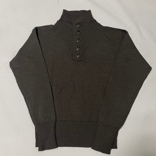 US army 5 button sweater 