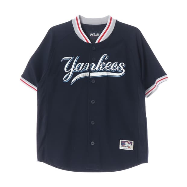 MLB 뉴욕 양키스 네이비 베이스볼 반팔티 L