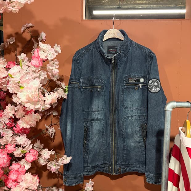 FUBU 올드스쿨 데님자켓