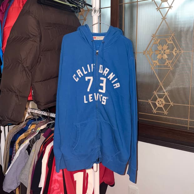 리바이스 y2k 투웨이 후드집업