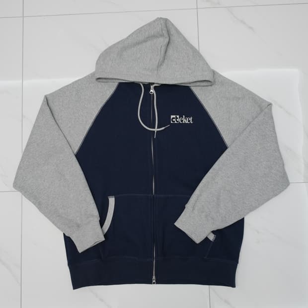 [L] 테켓 플랜 집업 후디 네이비