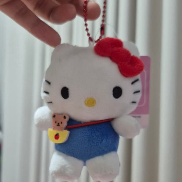 키티곰돌이가방인형키링
