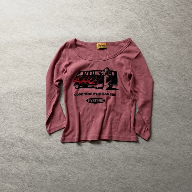 히스테릭글래머 그래픽 칠부슬리브