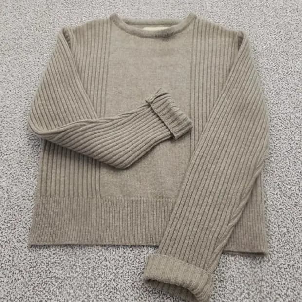 [새상품] 마뗑킴 Matin Kim 골지 울 캐시미어 니트 55반