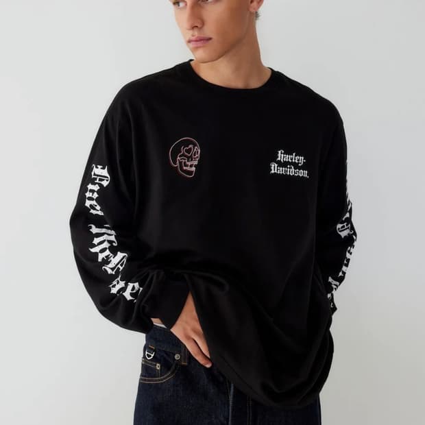 Harley-Davidson 할리데이비슨 롱슬리브 블랙 L(100)
