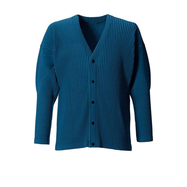 2 이세이미야케 옴므플리세 가디건 블루