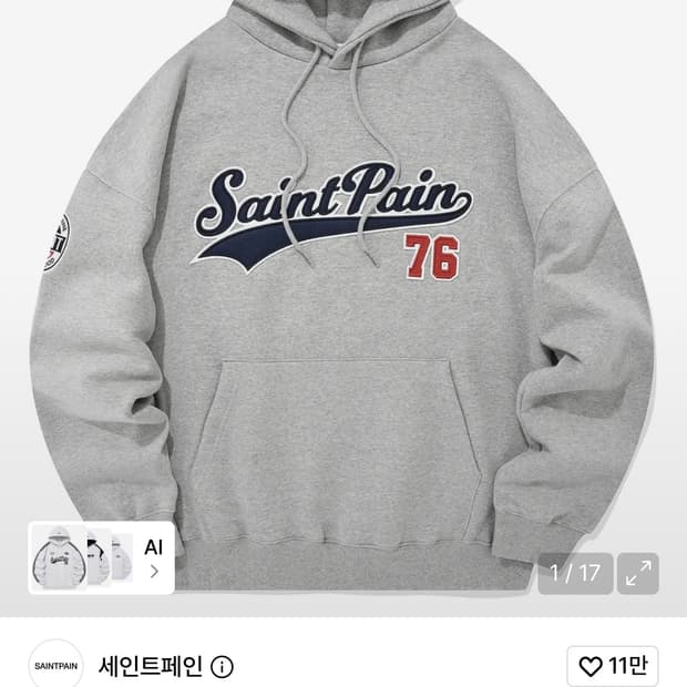 세인트페인 후드티