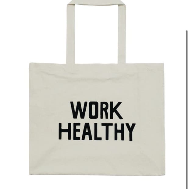 WORK HEALTHY MARKET BAG 새상품 팝니다