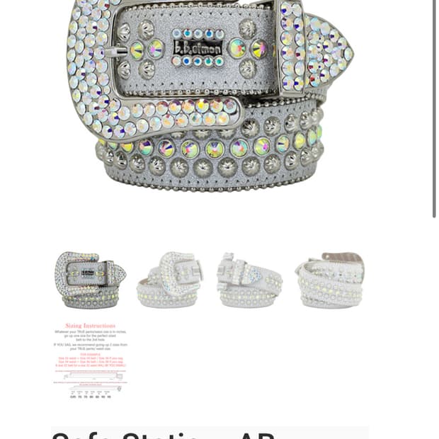 비비 시몬스 BB Simon 벨트