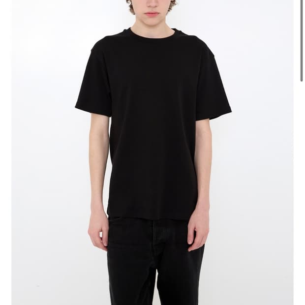 Innir 261 COTTON RIB S/S T-SHIRT (BLACK)