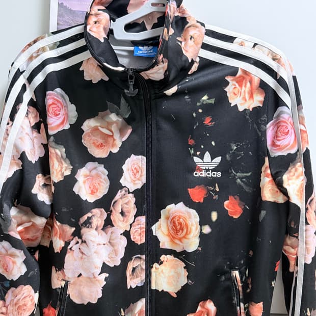 아디다스 파이어버드 꽃무늬 져지