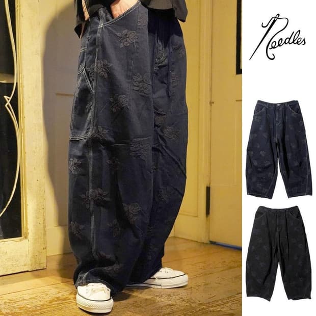 [S,1]니들스 HD 로즈 페인터 데님 팬츠